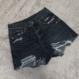 American Eagle Comfort Stretch Highest Rise 90s Boyfriend Shorts Womens 0